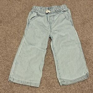 Striped Blue Kids Pants
